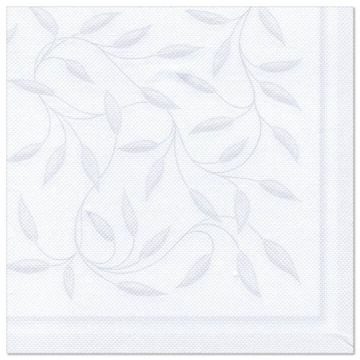 Servetten "ROYAL Collection" 1/4 vouw 40 cm x 40 cm wit "New Mediterran"