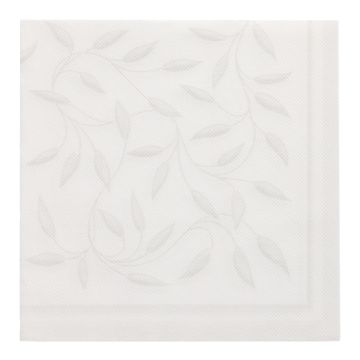 Servetten "ROYAL Collection" 1/4 vouw 40 cm x 40 cm wit "New Mediterran"