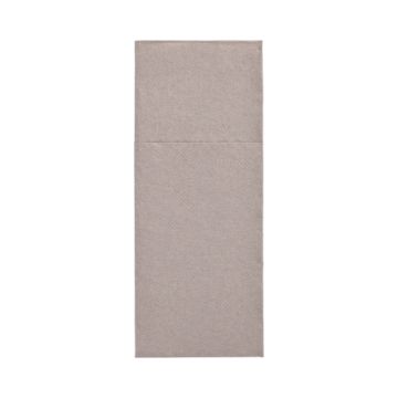 Bestekservetten ROYAL Collection 40 x 30 cm FSC pochettes bestekzakjes grijs