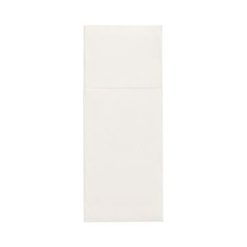 Servetten "ROYAL Collection" 40 cm x 30 cm wit met bestekvouw