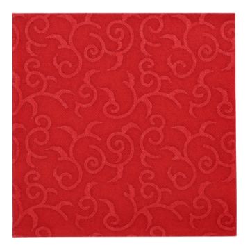 Servetten "ROYAL Collection" 1/4 vouw 40 cm x 40 cm bordeaux "Casali"