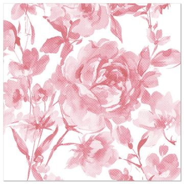 Servetten "ROYAL Collection" 1/4 vouw 40 cm x 40 cm bordeaux "Rose"