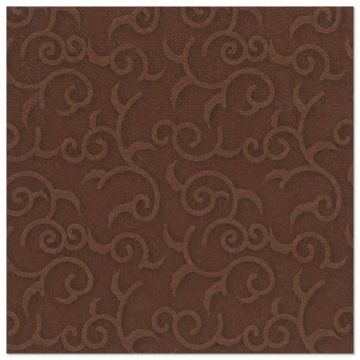 Servetten "ROYAL Collection" 1/4 vouw 40 cm x 40 cm bruin "Casali"
