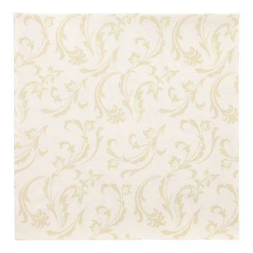 Servetten "ROYAL Collection" 1/4 vouw 40 cm x 40 cm champagne "Damascato"