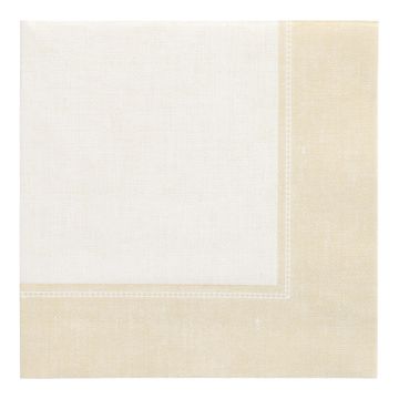 Servetten "ROYAL Collection" 1/4 vouw 40 cm x 40 cm champagne "Linum"