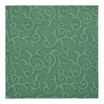 Servetten "ROYAL Collection" 1/4 vouw 40 cm x 40 cm donkergroen "Casali"
