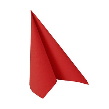 Servetten "ROYAL Collection" 1/4 vouw 25 cm x 25 cm vuurrood