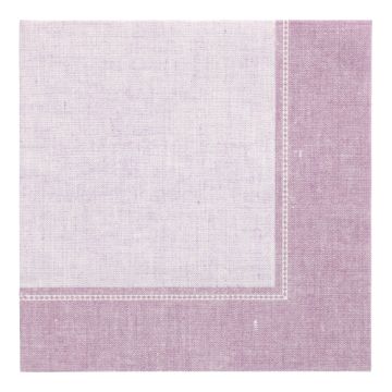 Premium servetten tissue "ROYAL Collection" 1/4 vouw 40 cm x 40 cm lila "Linum"