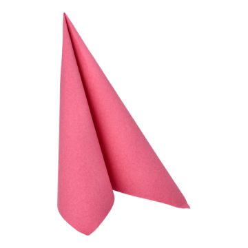 Servetten "ROYAL Collection" 1/4 vouw 40 cm x 40 cm fuchsia