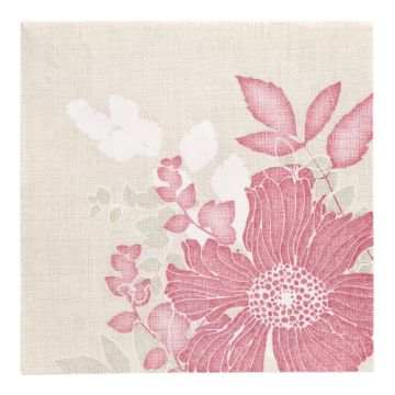 Servetten "ROYAL Collection" 1/4 vouw 40 cm x 40 cm fuchsia "Annabel"