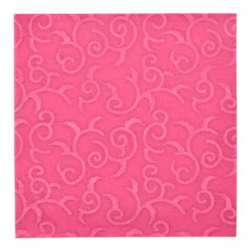 Servetten "ROYAL Collection" 1/4 vouw 40 cm x 40 cm fuchsia "Casali"