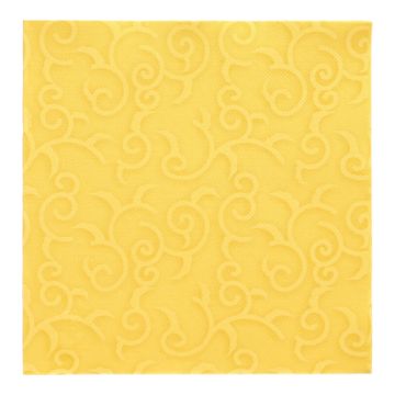 Servetten "ROYAL Collection" 1/4 vouw 40 cm x 40 cm geel "Casali"