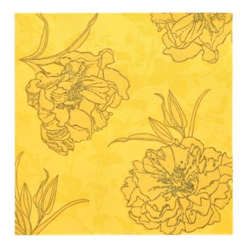 Servetten "ROYAL Collection" 1/4 vouw 40 cm x 40 cm geel "Thalia"