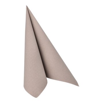 Servetten "ROYAL Collection" 1/4 vouw 40 cm x 40 cm grijs