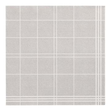 Servetten "ROYAL Collection" 1/4 vouw 40 cm x 40 cm grijs "Kitchen Craft"