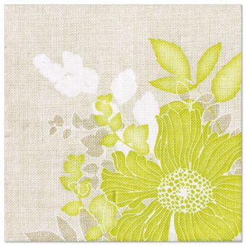Servetten "ROYAL Collection" 1/4 vouw 40 cm x 40 cm groen "Annabel"