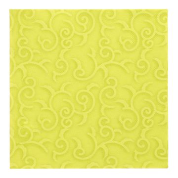 Servetten "ROYAL Collection" 1/4 vouw 40 cm x 40 cm limoengroen "Casali"