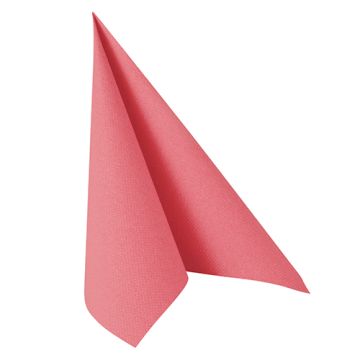 Servetten "ROYAL Collection" 1/4 vouw 40 cm x 40 cm roze