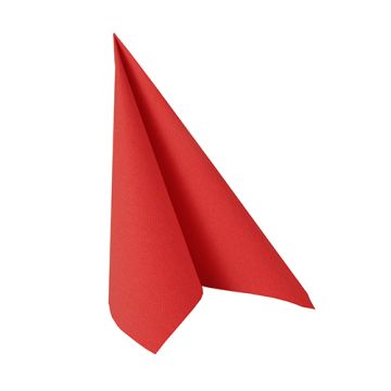 Servetten "ROYAL Collection" 1/4 vouw 25 cm x 25 cm rood