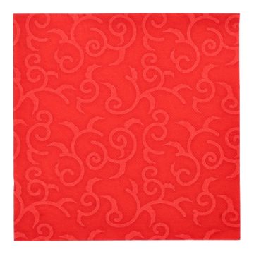 Servetten "ROYAL Collection" 1/4 vouw 40 cm x 40 cm rood "Casali"