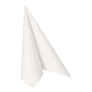 Servetten "ROYAL Collection" 1/4 vouw 40 cm x 40 cm wit