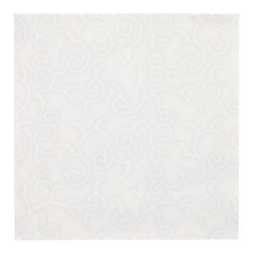 Servetten "ROYAL Collection" 1/4 vouw 40 cm x 40 cm wit "Casali"