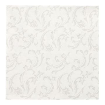 Servetten "ROYAL Collection" 1/4 vouw 40 cm x 40 cm wit "Damascato"