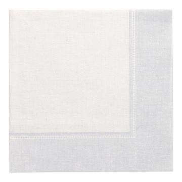 Servetten "ROYAL Collection" 1/4 vouw 40 cm x 40 cm wit "Linum"