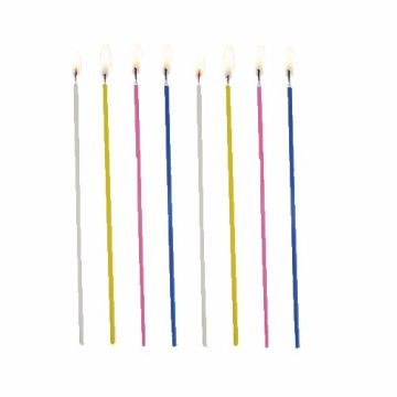 Spaghettikaarsen Ø 3 mm · 16,5 cm assorti kleuren