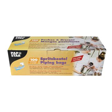 Spuitzakken 1,8 l 46 cm x 26 cm transparant extra grip