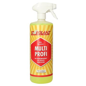 "Starglanz" professioneel & krachtig schoonmaakmiddel reiniger 1000 ml "Multi Profi" Fles met sproeikop