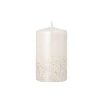 Zelfdovende stompkaars "Safe Candle" parelmoer Ø 60 mm · 100 mm 29 uur brandtijd grijswit per stuk verpakt 