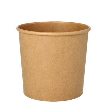 Soepkommen, karton rond 760 ml Ø 11,5 cm · 11 cm bruin