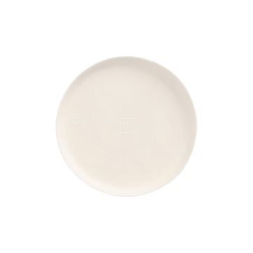 Rond amuse bouche bordje suikerriet "pure" Ø 9 cm PFAS-vrij "Ano" wit