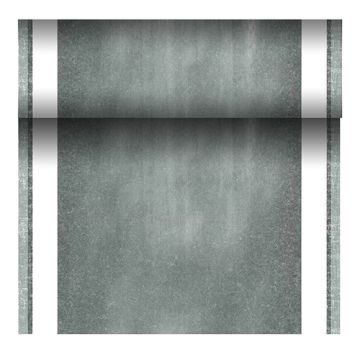 Tafellopers, stofkarakter, PV-Tissue Mix "ROYAL Collection" 24 m x 40 cm "Chalk"