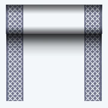 Tafellopers, stofkarakter, PV-Tissue Mix "ROYAL Collection" 24 m x 40 cm "Delft"