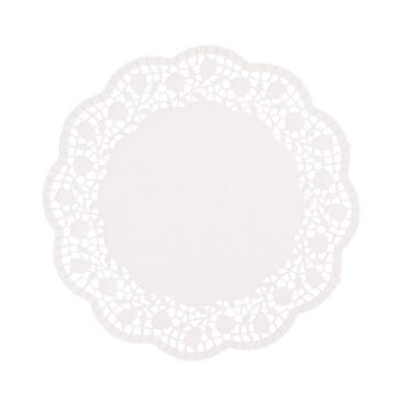 Taartranden rond Ø 25 cm wit