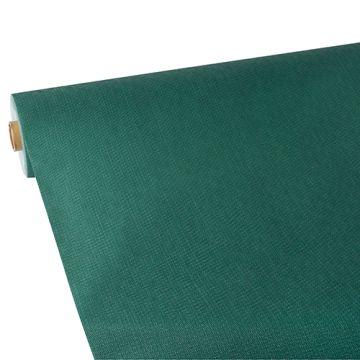 Tafelkleed, nonwoven "soft selection plus" 25 m x 1,18 m donkergroen