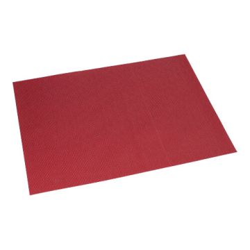 Placemats bordeaux nonwoven "soft selection plus" 30 x 40 cm, terras