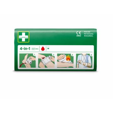 4-in-1 bloedstopper set, 3-delig met bloedstelpende verbanden & kompres
