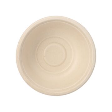 Bio schaal suikerriet "pure" 380 ml Ø 15,5 cm PFAS-vrij bagasse ongebleekt naturel