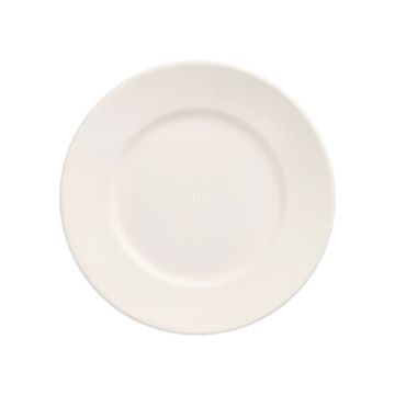 Amuse bouche bord suikerriet rond "pure" Ø 14,5 cm PFAS-vrij "Evidence" wit