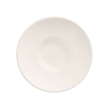 Amuse bouche bordje suikerriet rond "pure" Ø 14,5 cm PFAS-vrij "Evidence" wit