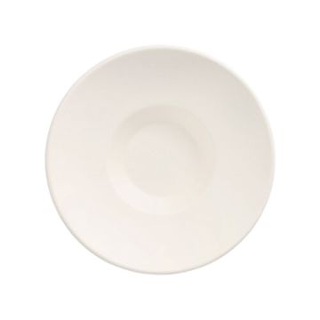 Rond amuse bouche bordje suikerriet "pure" Ø 14,5 cm PFAS-vrij "Evidence" wit