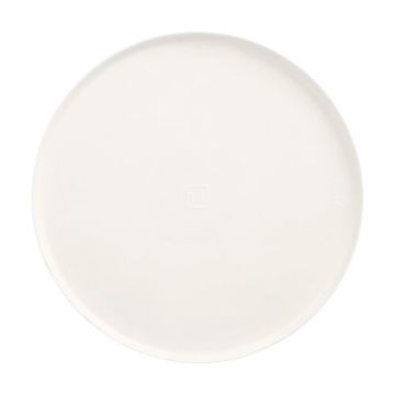 Rond bio bord suikerriet "pure" Ø 22 cm PFAS-vrij "Ano" wit 
