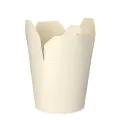 Bio-Nudelbox - Asia-Box aus Pappe "pure" 750 ml 10 x 10 x 8,5 cm weiss - Bild 3 thumbnail
