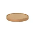 Deckel für Bio-Suppenbecher To Go, Pappe "pure" rund Ø 11,5 cm braun "100% Fair" - Bild 1 thumbnail