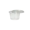 Dressingbecher, PP rund 100 ml Ø 7,1 cm · 4,3 cm transparent - Bild 3 thumbnail