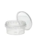 Feinkostbecher, PP rund 180 ml Ø 9,5 cm · 4,5 cm transparent mit Originalitätsverschluss - Bild 1 thumbnail