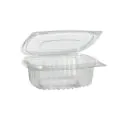 Feinkostbecher & Salatschalen To Go mit Klappdeckel, R-PET oval 250 ml - Bild 1 thumbnail